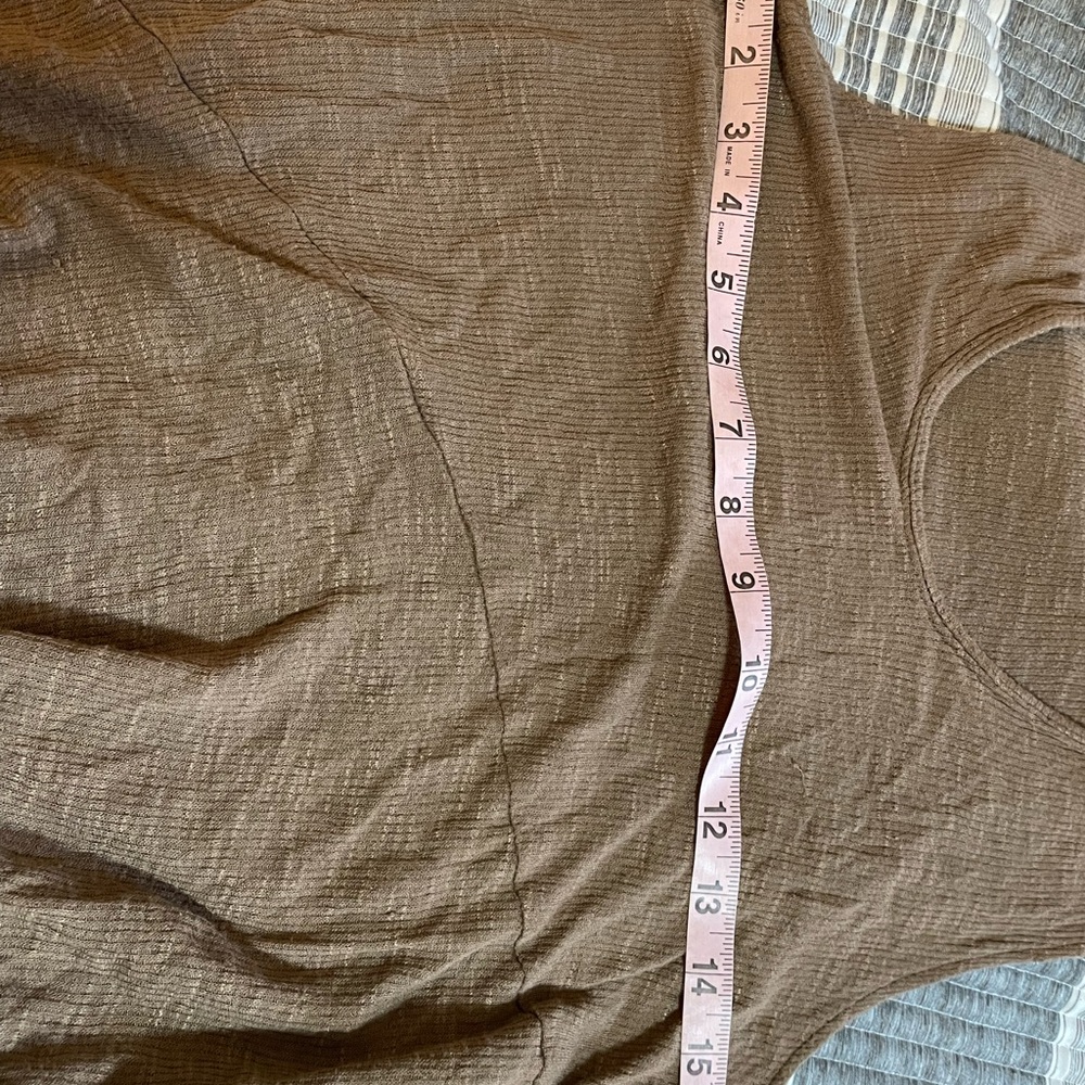 We the Free Brown Sleeveless Women's high low Top medium - Picture 7 of 7